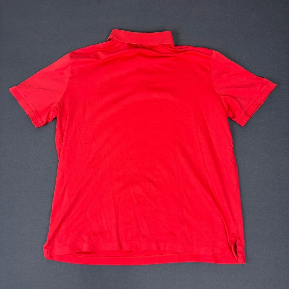 Polo Ralph Lauren Classic Fit Red Shirt Sleeve Polo Shirt Men's Size Large Flesh